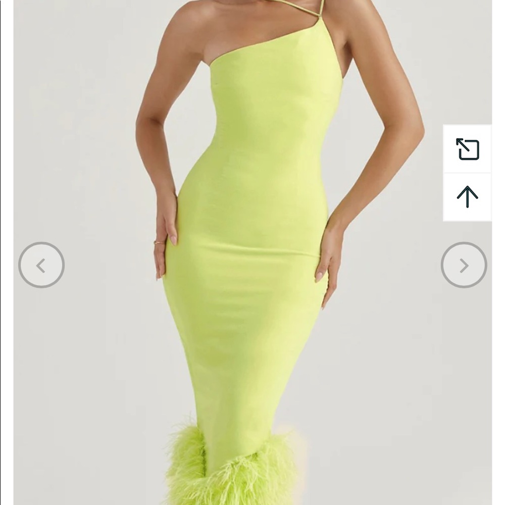 House of CB Alessia dress lime